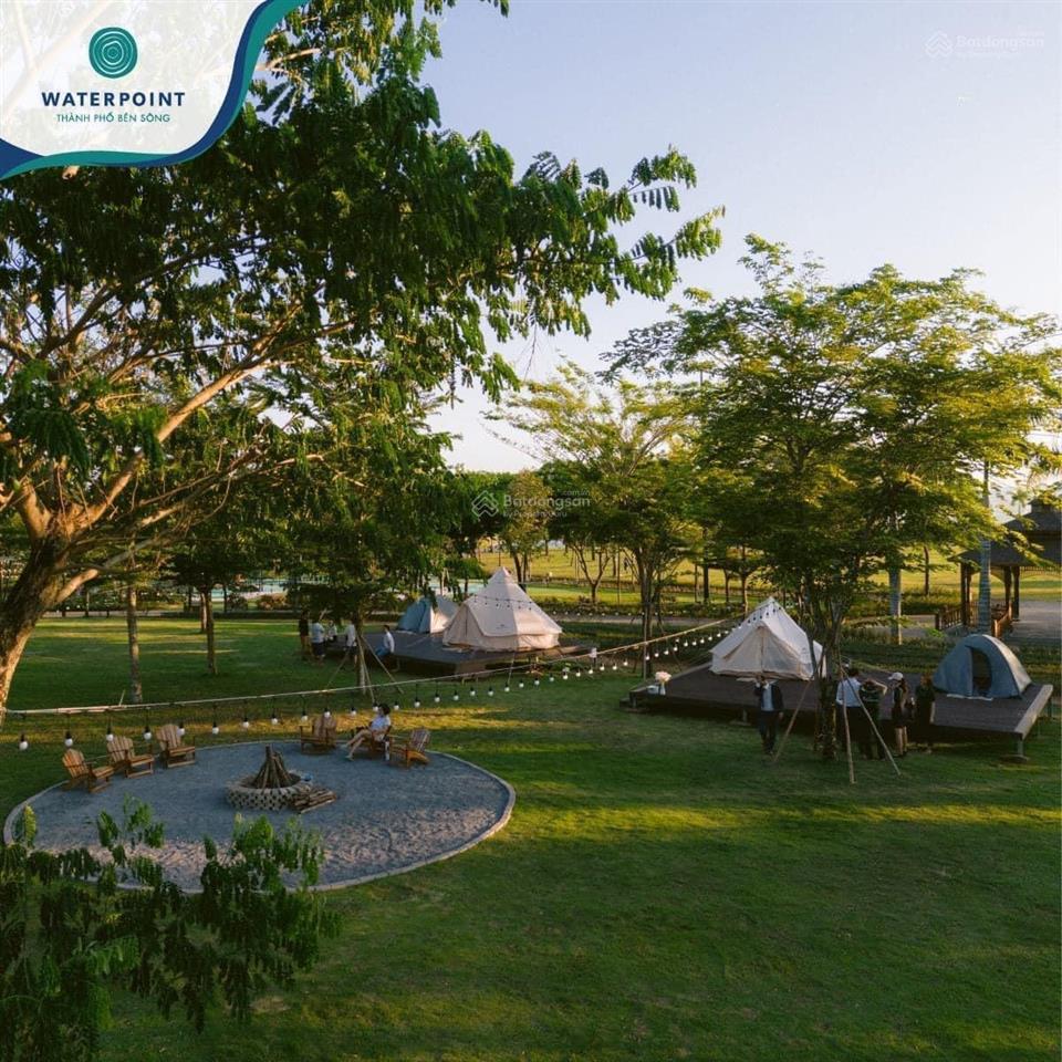 Biệt thự 4 mặt sân vườn waterpoint, cách q7 30'. 480m2 19.1 tỷ view công viên và kênh đào. gốc cđt