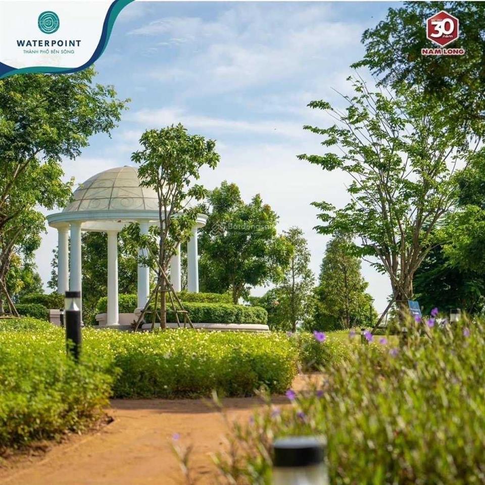 Biệt thự 4 mặt sân vườn waterpoint, cách q7 30'. 480m2 19.1 tỷ view công viên và kênh đào. gốc cđt
