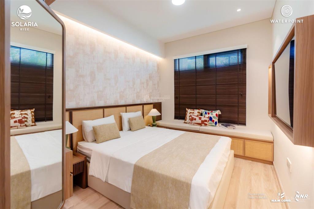Căn hộ nghỉ dưỡng. thanh toán 300 triệu đến t9/2027. kđt waterpoint cách q1 45 phút. 77m2/2pn/2wc