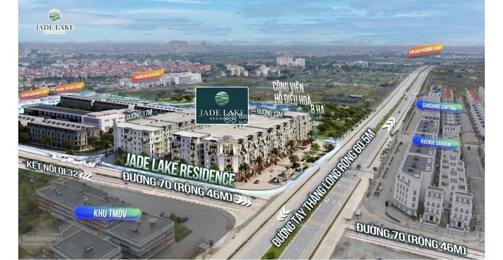 Suất ng cực hot dự án jade lake residence tây tựu, hà nội, trực tiếp pkd cđt 0938 361 ***