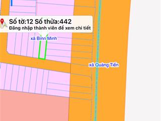 Đất nền giá rẻ sổ riêng thổ cư bình minh trảng bom đồng nai 165.4m2 giá chỉ 8.3trieu/1m2.