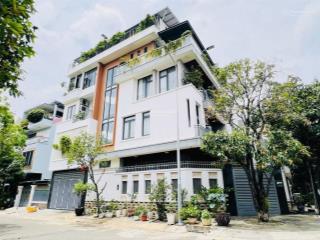 Nhà 5 tầng 160m2 (8x20) 35.4 tỷ còn bớt. căn góc 2 mặt tiền full nội thất . đường trần lựu, an phú