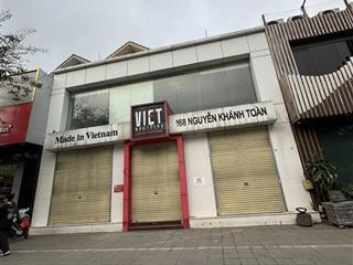 Cho thuê nhà mặt phố vũ phạm hàm, cầu giấy 160m x 5 tầng  kinh doanh mọi mô hình.