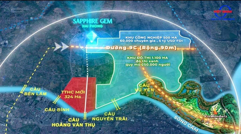 5.5tỷ sở hữu ngay lk110m2 sapphire gem  ngay tthc mới hải phòng