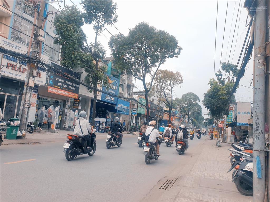 Bán nhà mặt tiền lê văn thọ, p11, gò vấp. dt 9.1m x 27m, 3 tầng, chỉ 37.5 tỷ, gần ngã tư cây trâm