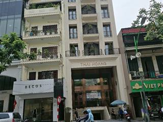 Tòa nhà căn hộ cao cấp mặt phố huế dòng tiền 250tr/th 9tầng thang máy 176m2 mt5.5m 160tỷ hoàn kiếm