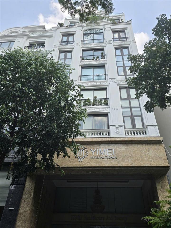 Tòa văn phòng mặt phố kinh doanh 300m2 9tầng 1hầm thang máy m t8m 250tỷ nghĩa đô cầu giấy