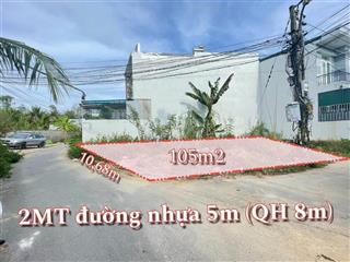 Bán đất vĩnh phương  lô góc 2 mặt tiền đuờng nhựa liên thôn