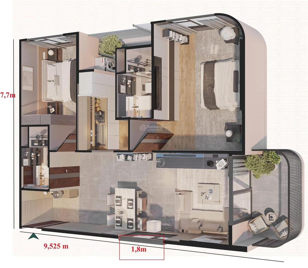 Hoa hậu căn góc 2pn view đẹp giá chốt 4.2 tỷ (gồm vat) cơ hội hiếm!