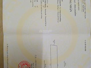 Cần bán lô đất liên kế phố đường hẻm phan đình phùng đà lạt