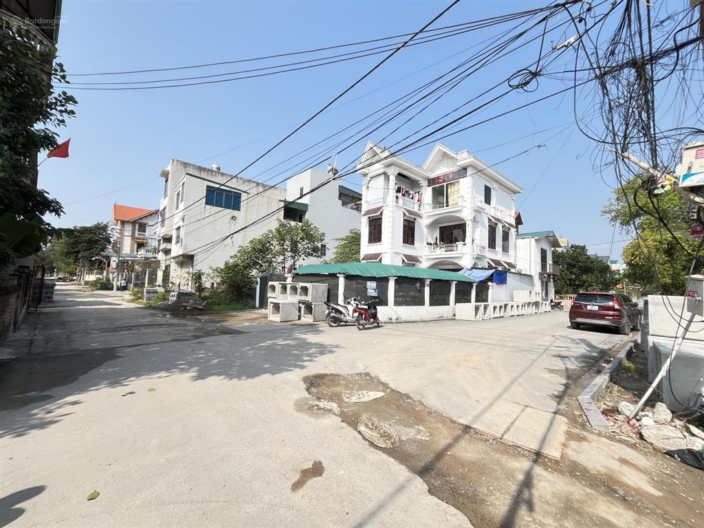 Bán đất hậu dưỡng, kim chung, đông anh gần cầu thăng long lô góc 2 mặt thoáng kinh doanh vip.