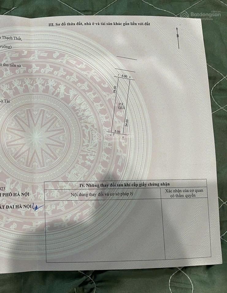 120m mặt tiền gần 5m tái định cư bình yên ngay sát làn 2 đường 420 sát trung tâm hoà lạc 0985 508 ***