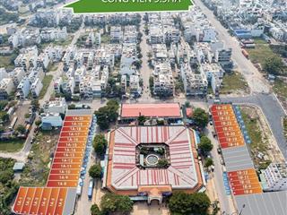 Bán nhà phố trực diện chợ an sương, sổ lâu dài, dt 5x20  5 tầng, dtst 341m2, giá 14,3 tỷ/căn