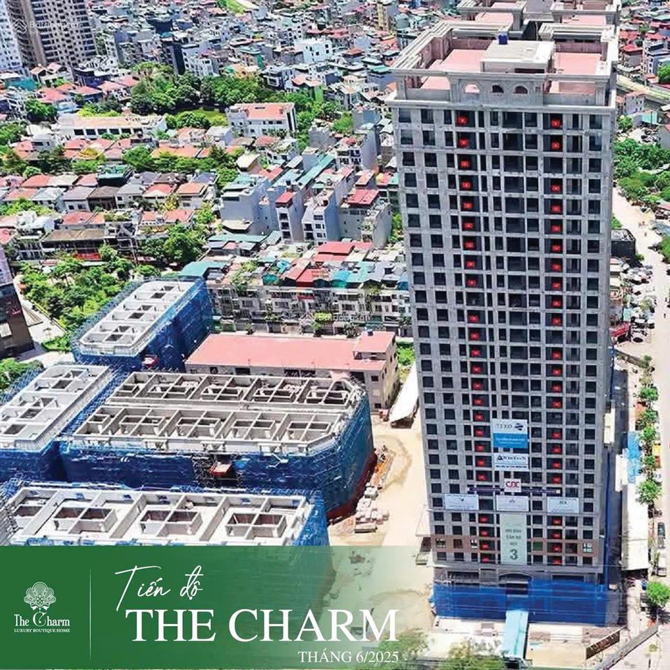 Bán căn 2pn 2wc 72m2 view đẹp the charm an hưng. vốn chỉ từ 1,7 tỷ htls 0% 15 tháng. sổ đỏ lâu dài