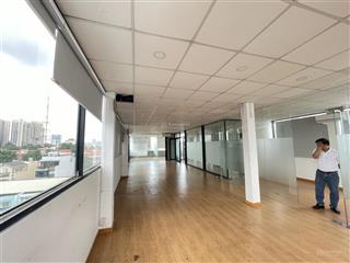 Trống sẵn 1 sàn văn phòng 110m2 view cực thoáng ở đường hòa hưng, quận 10