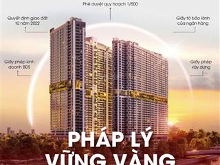 Căn hộ cao cấp 1.6 tỷ ven sông sài gòn, the gió riverside cđt an gia, tăng 50tr ngay khi booking