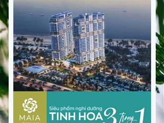 Căn hộ maia resort hồ tràm giai đoạn đầu giá chỉ 2tỷ3 bàn giao hoàn thiện cao cấp vận hành fusion