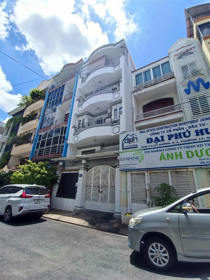 Nhà phố 5 lầu hxt 10m nội khu 506 đường 3/2 6x12m. hdt 65 tr/th, giá bán 20.8 tỷ thương lượng