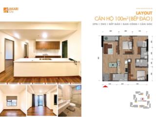 Chủ kẹt tiền cần căn hộ akari city phase 1, giá chỉ 4,750 tỷ, nhà mới đẹp, đã có sổ hồng. bao phí