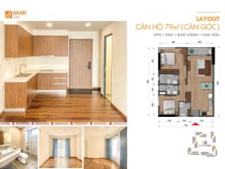 Bán căn góc 2pn block ak5  giá chỉ 3,95 tỷ bao thuế phí, công chứng liền chủ ở nên rất kĩ