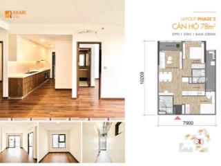 Cho thuê 2pn 2wc chung cư akari nam long gđ2 sẵn nội thất cơ bản giá 10,5 triệu/tháng  free pql