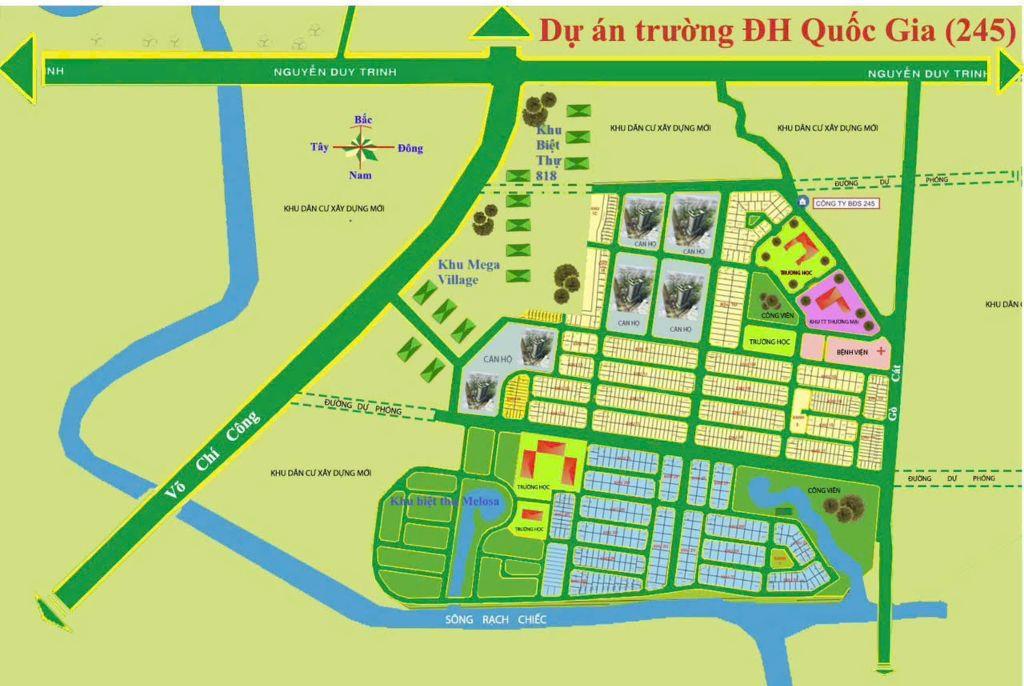 CHUYÊN NHẬN KÝ GỬI MUA BÁN - đất nền dự án ĐHQG 245 đường Gò Cát, ph.Phú Hữu, Q9 cũ, hiện đang có lô 175m2, giá tốt 44tr