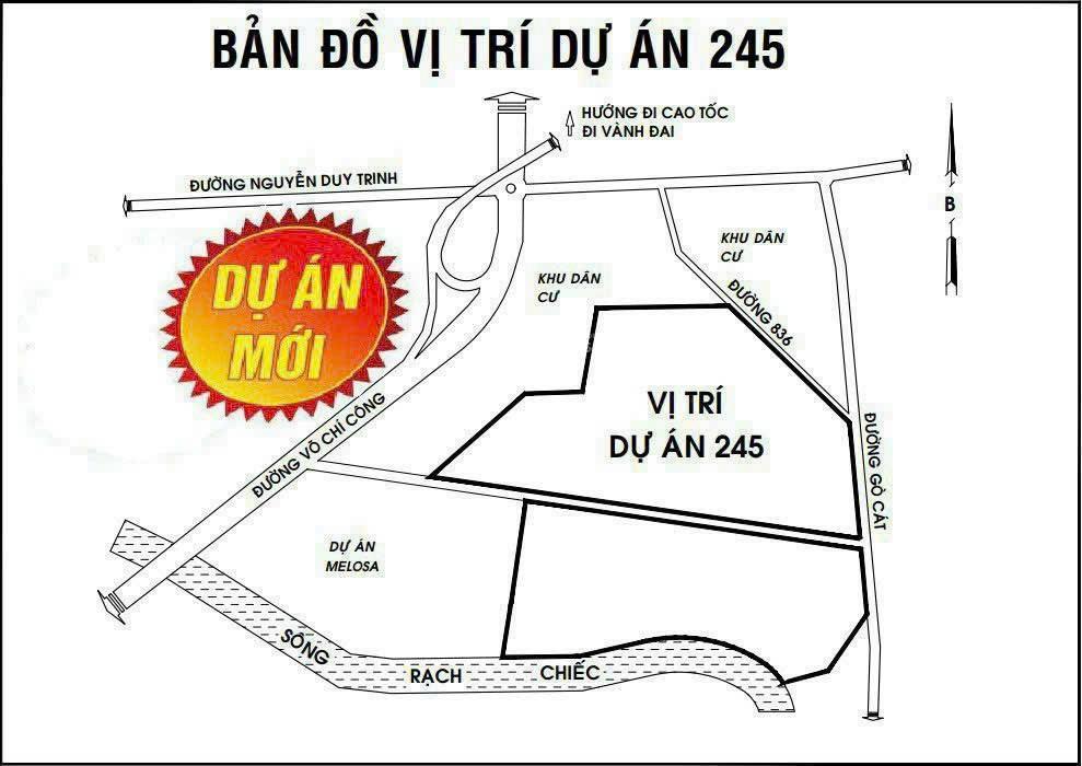 Tổng hợp một số nền giá tốt khu đại học quốc gia 245, đường võ chí công (gần melosa khang điền) q9