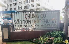 Bán căn hộ chung cư tôn thất thuyết,đường tôn thất thuyết, phường 1, quận 4,dt50m2,1pn1wc.,lầu cao