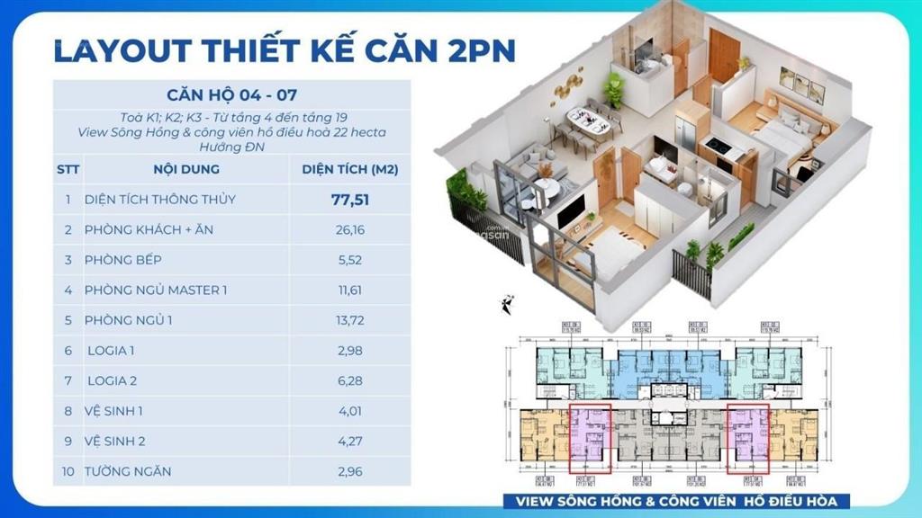 Chỉ từ 13,8 tỷ sở hữu pentduplex 2 tầng  tuyệt phẩm không gian sống trên đỉnh khai sơn city