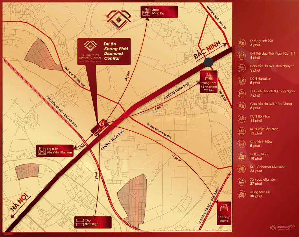 Cđt mở bán 5 suất đất nền giá tốt nhất tại khang phát diamond, tp. từ sơn  ck 10%  sẵn sổ đỏ ngay