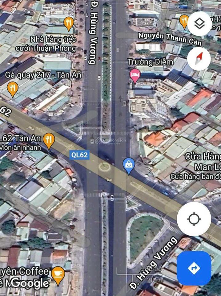 Nhà mt rộng đường ql62, p2 sát bên vòng xoay hùng vương nối dài tp tân an, long an