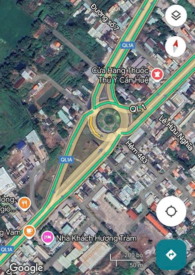 Nhà mt ql1 gần vòng xoay p4 tp tân an