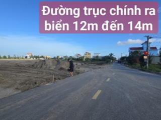 Cần tiền bán nhanh lô đất biển quất lâm trục đường nhựa chính 12m ra biển giá chỉ nhỉnh 1 tỷ sẵn sổ