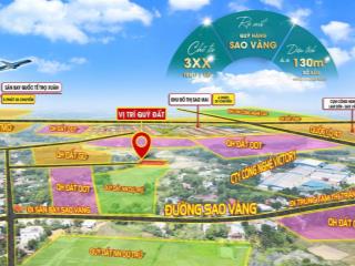 Bán đất thị trấn sao vàng đối diện kcn 537ha gần sân bay và khu đô thị sao mai giá chỉ 390 triệu