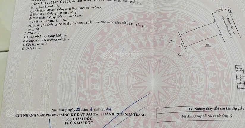 Bán đất nguyễn văn linh nha trang mặt biển hòn rớ, xây 6 tầng, giá tốt