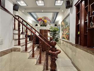 Lê văn khương hẻm xe hơi 7m nhà 4 tầng nở hậu cực đẹp