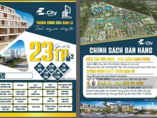 Đất nền e.city long an giá chỉ 23 tr/m² mặt tiền đường lớn sổ riêng từng nền cạnh nhiều kcn lớn