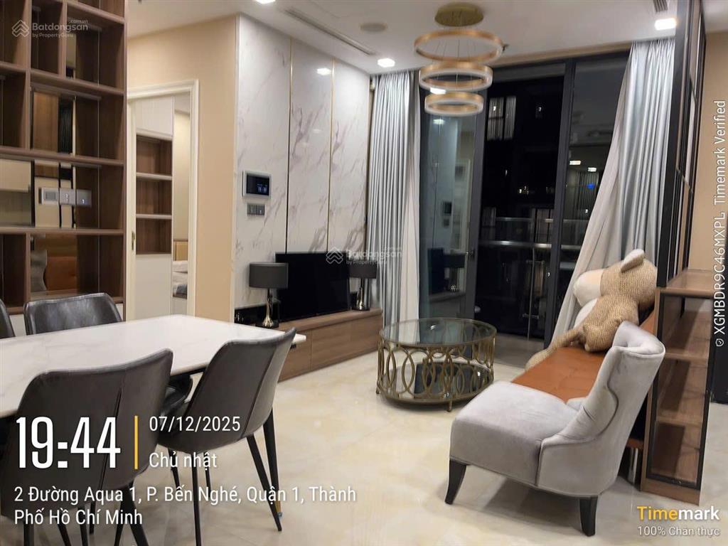 Cho thuê cc vinhomes golden river ba son, 25 triệu/tháng, 70m2, 2pn, 2wc, view đẹp