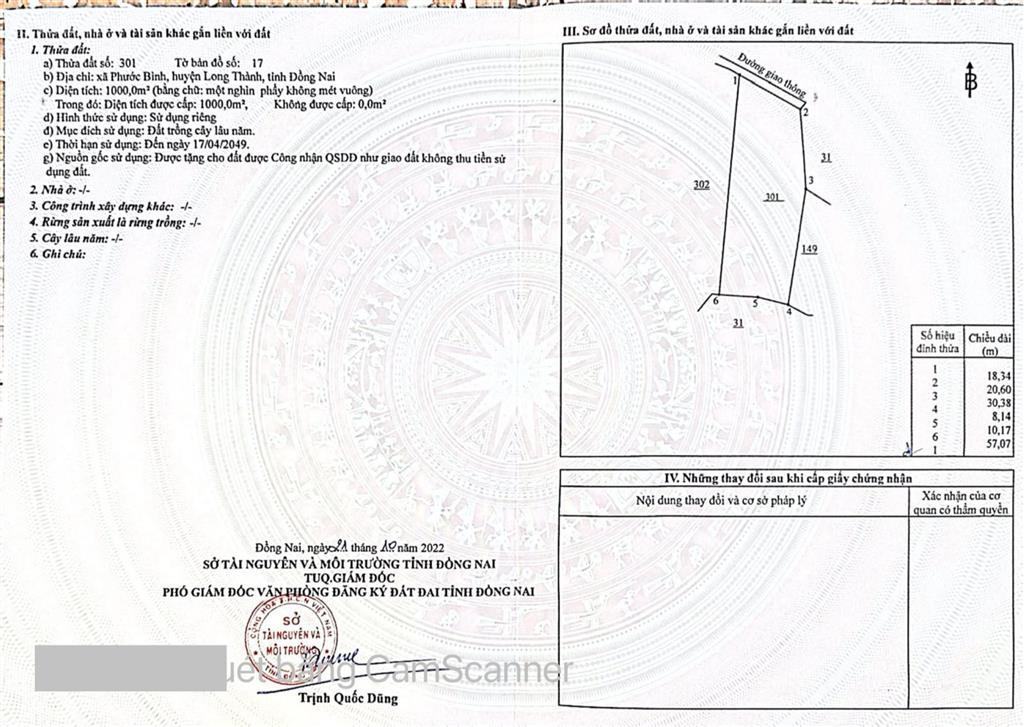 Bán đất 1000m2, đường ô tô, 2.5 tỷ tại đường phước bình, xã phước thái, sát sân bay long thành
