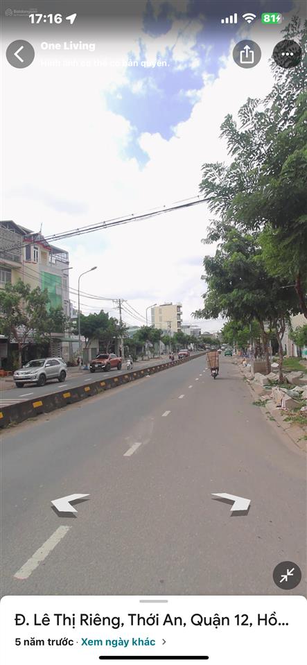 Ngộp bank nhà 1,5 tầng mặt tiền đường lê thị riêng phường thới an, q12 (10mx11m) giá 9,8tỷ