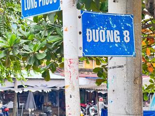 Đất mặt tiền đường số 8 ngã tư long thuận quận 9 500m (440m thổ cư) shr
