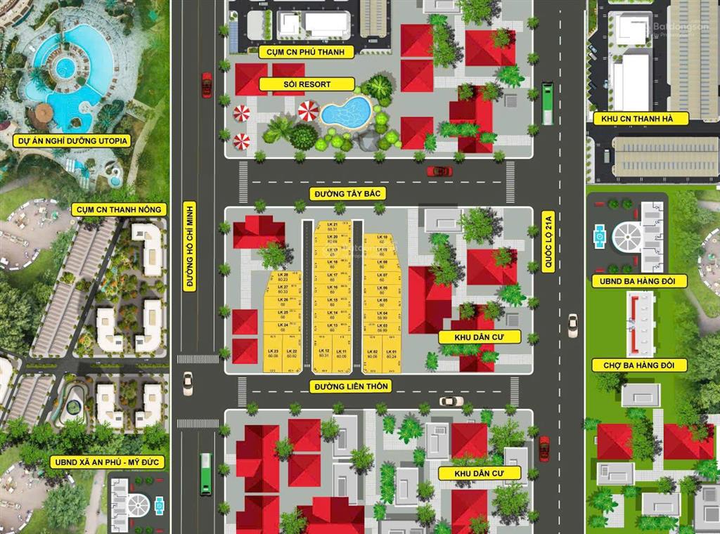 Chỉ từ 500 triệu sở hữu ngay lô đất thị trấn ba hàng đồi lạc thuỷ hoà bình