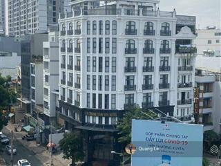 Bán góc 2 mặt tiền siêu lợi nhuận 8%, ngay nguyễn thị thập quận 7. hầm 6 tầng (15x10m) chỉ 42 tỷ tl