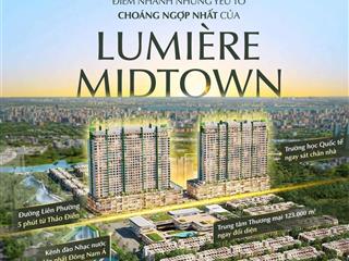 Độc quyền căn hộ cao cấp q2 the global city  1pn (47,4m2)  thanh toán chỉ 20% đến khi nhận nhà,