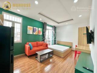 Căn hộ studio cửa sổ cực thoáng, full nội thất tiện nghi gần cv lê thị riêng  cmt8