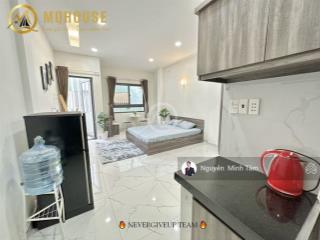 Cho thuê căn hộ full nội thất  sát ngô tất tố, siêu sạch sẽ có sân thượng view thoáng mát