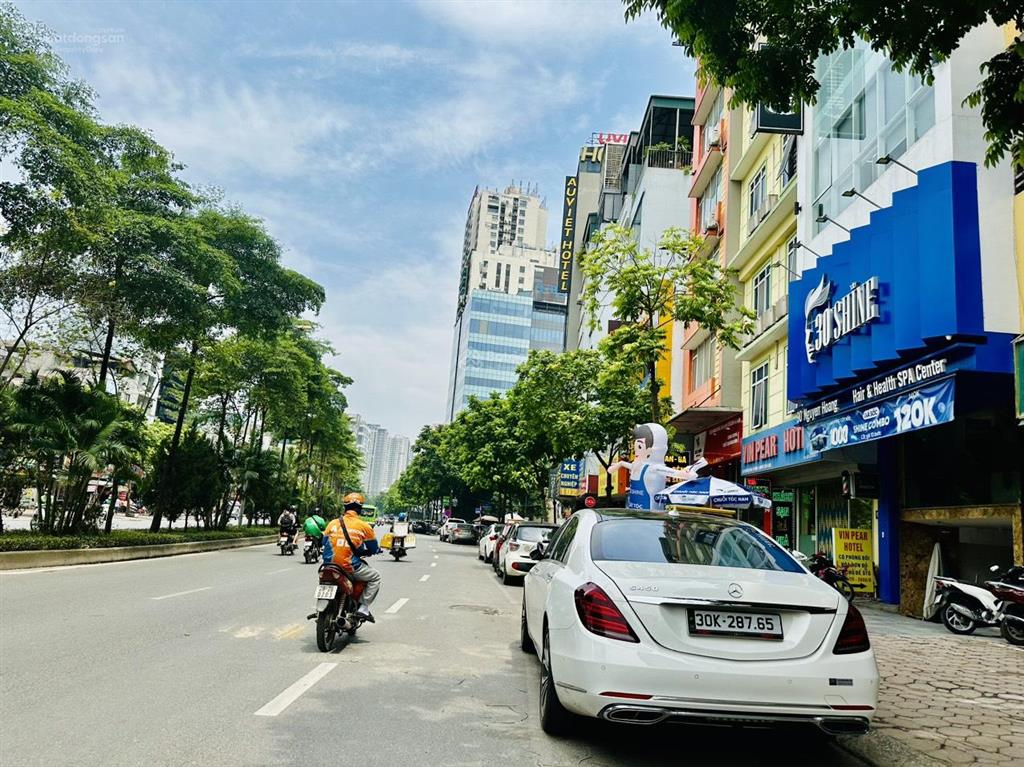 Bán nhà phố nguyễn hoàng 105m2, 7 tầng thang máy, vỉa hè, kinh doanh 43 tỷ tl