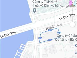 Đất tmdv 3814m2. góc hai mặt tiền vân đồn và nguyễn phục. giá chỉ 15 triệu/m2. chủ thiện chí bán