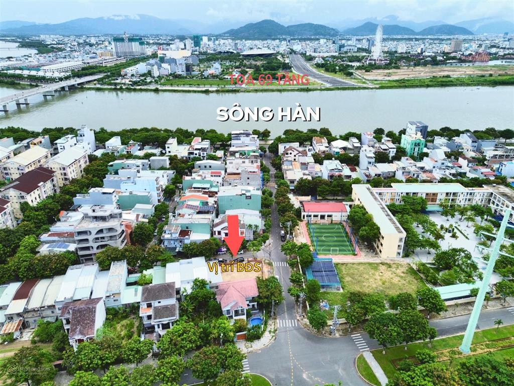 Bán lô góc diện tích 430m. đường mỹ an 17. sát tổ hợp pháo hoa chương dương. gần sông. giá 160tr/m