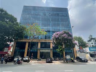 Hot! vị trí siêu đẹp  cho thuê tòa nhà văn phòng tt cầu giấy. dt 300m2, mt 22m, xd 6 tầng + 1 hầm